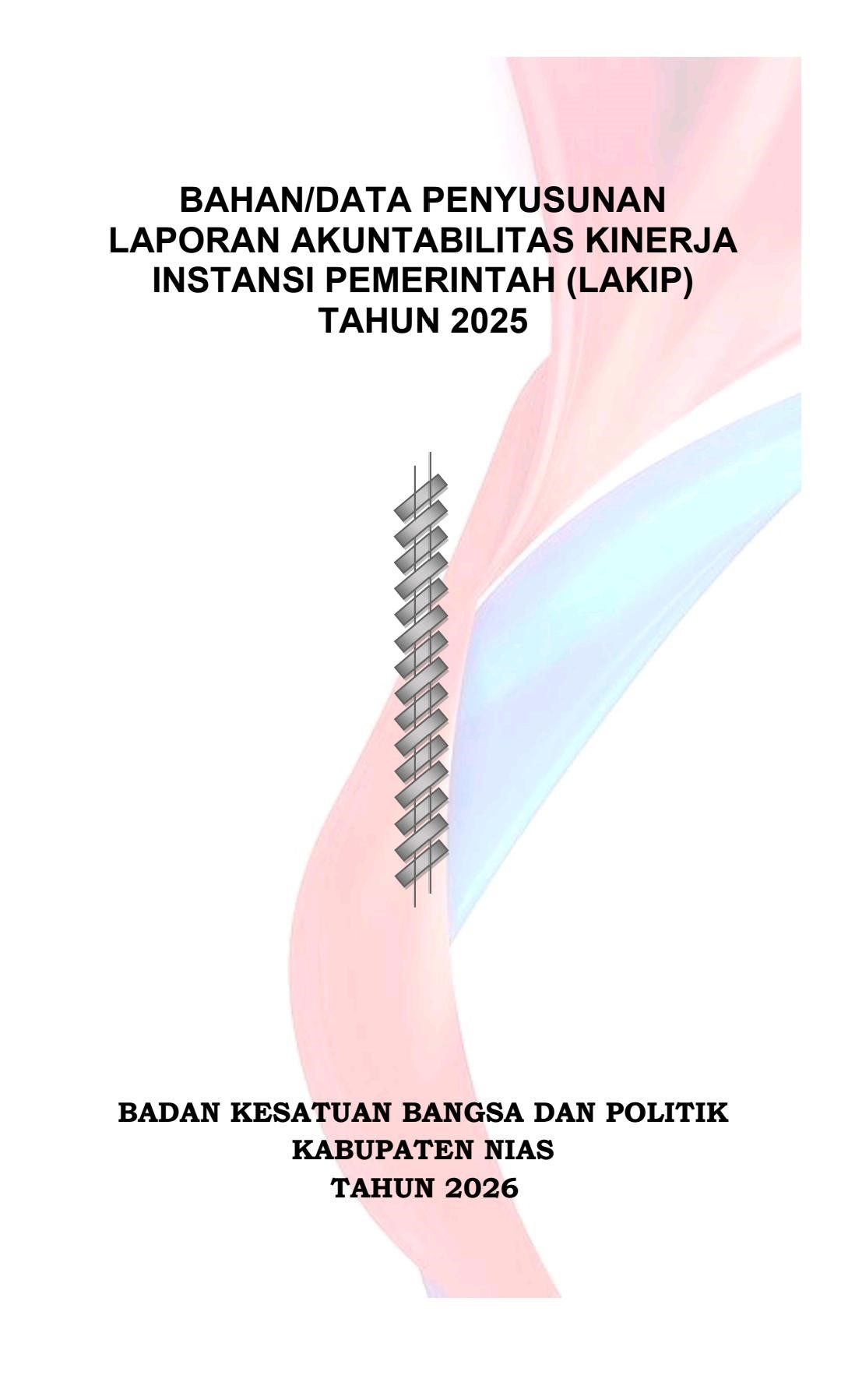 LAPORAN KINERJA BADAN KESBANGPOL KABUPATEN NIAS TAHUN 2025